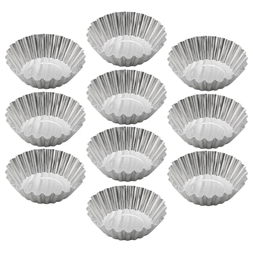 20-Pc Chrysanthemum Aluminium Tart & Cookie Baking Molds 7cm Baking Mold Set Oasis Select