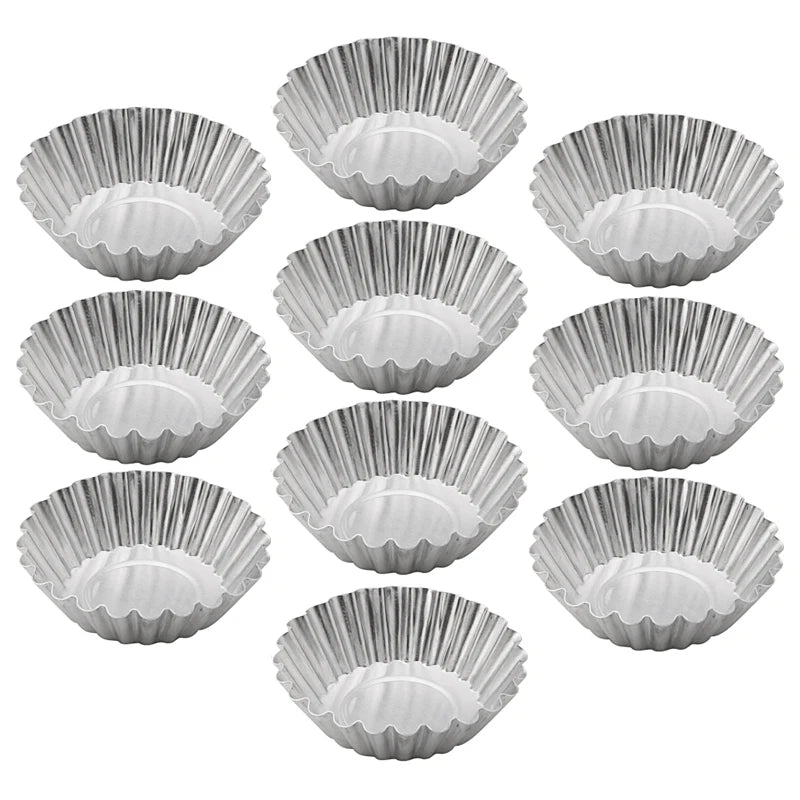 20-Pack Chrysanthemum Aluminium Tart & Cookie Baking Molds Baking Mold Set Oasis Select