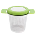 Stainless Steel Tea Infuser Basket – Fine Mesh Strainer & Lid Tea Infuser Basket Oasis Select Green