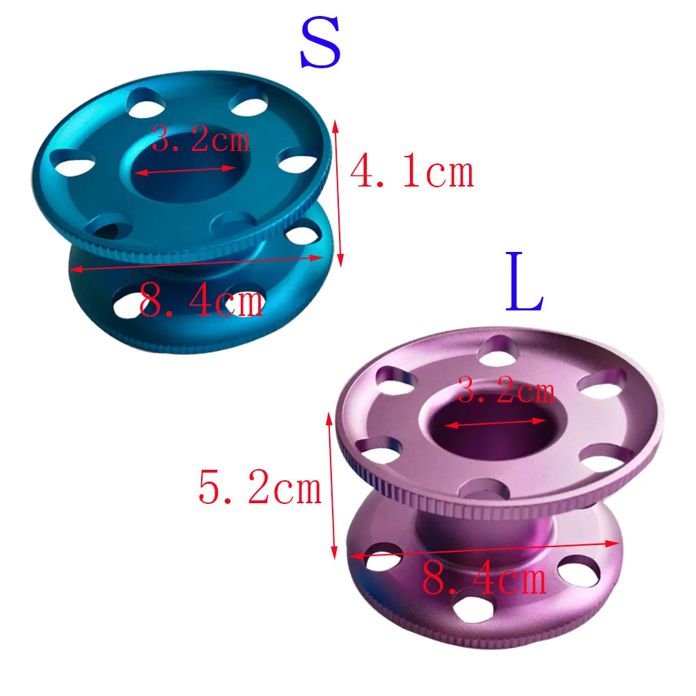 Scuba Diving Blank Finger Reel Diver Water Sports Aluminum Alloy Guide Line Spool Oasis Select