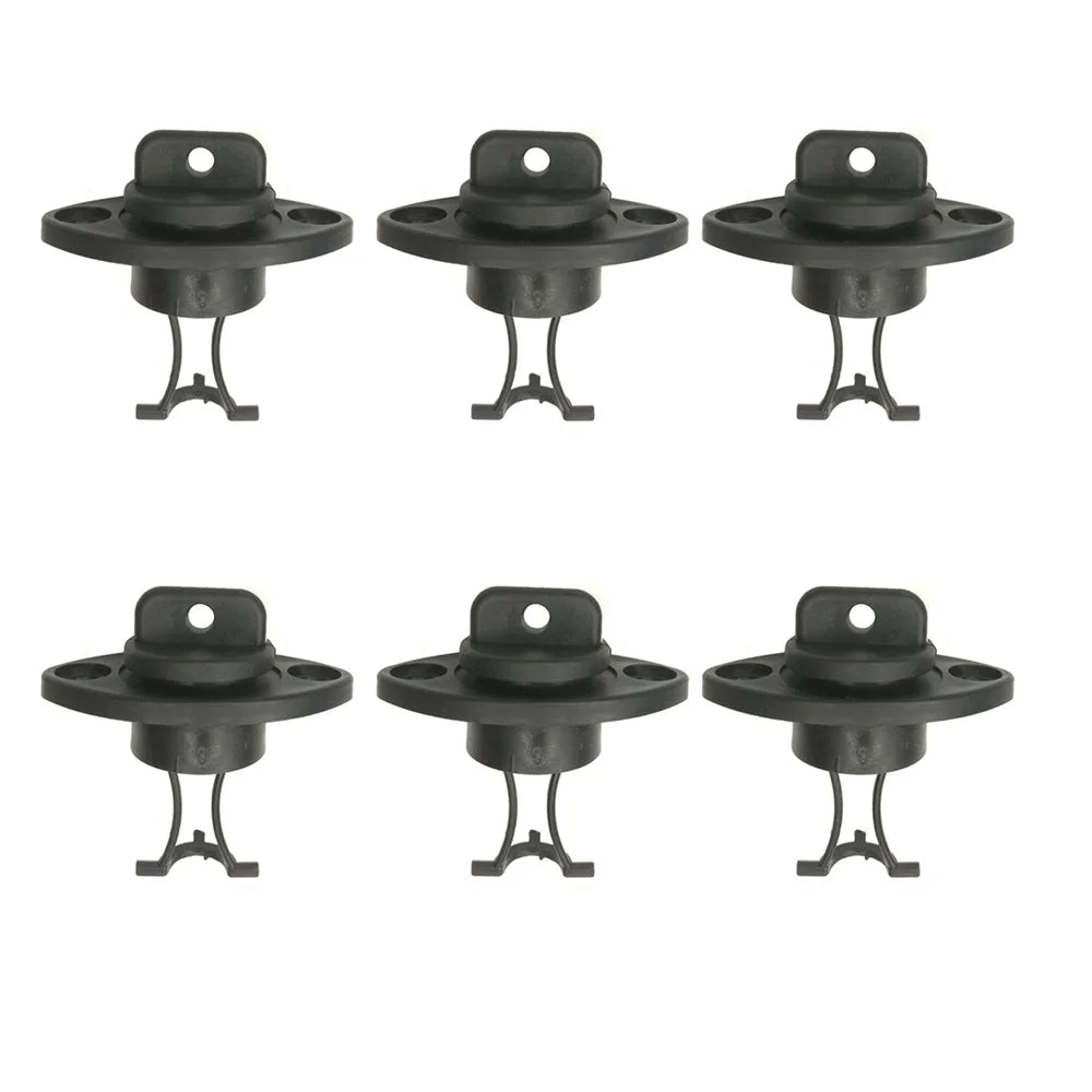 Universal Canoe Dinghy Kayak Boat Hull Thread Drain Plugs Kit Plastic Scupper Stopper Bung Oasis Select 6PC