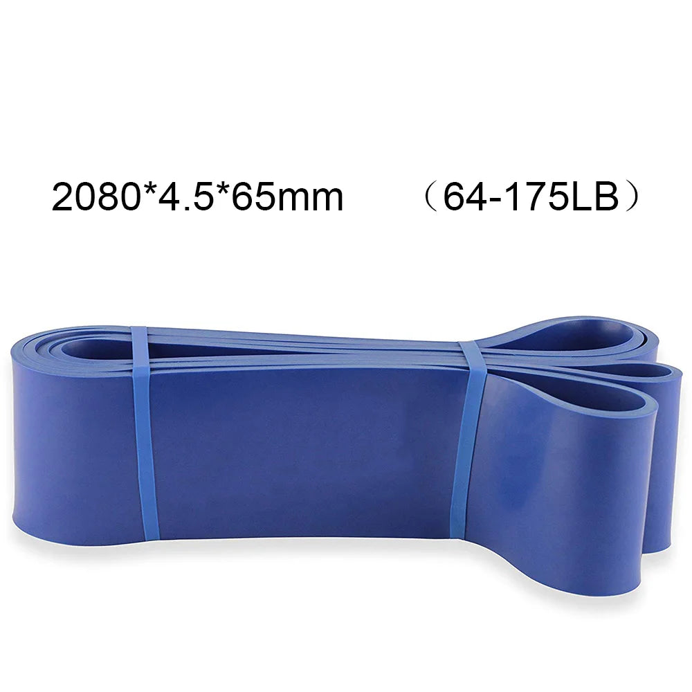 Resistance Bands Gym Home Exercise Elastic Rubber Band for Men Women Yoga Pilates Strength Weight Training Fitness Equipment Oasis Select Blue