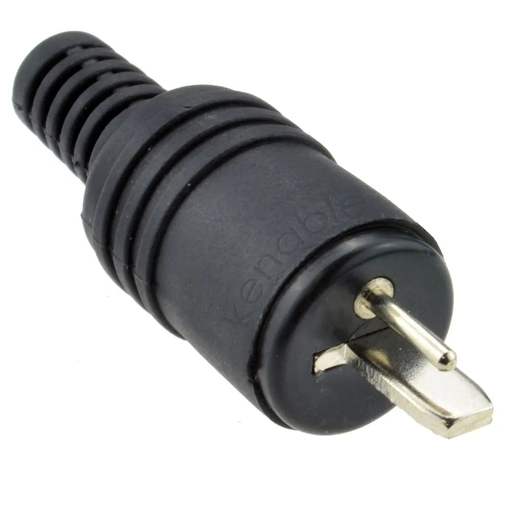 2 pcs 2 pin Black DIN Plug Speaker and HiFi Connector Screw Terminals Connector Power Audio Lamp Signal Plug Adapters Oasis Select
