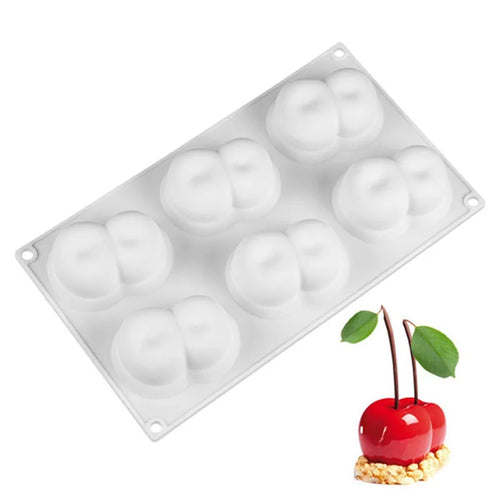 Cherry Shape Silicone Mold Cake Mold DIY 3D Fruit Mouse Mould Cupcake Cookie Muffin Soap Moule Baking Tools Oasis Select Default Title