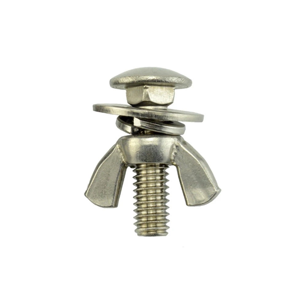 Stainless Steel Tech Diving Butterfly Screw Bolts Wing Nuts Tech Diving Backplate Screws Oasis Select 1set