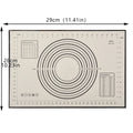 Silicone Baking Mat 29x26cm – Non-Stick Dough Rolling Pad Silicone Baking Mat Oasis Select 26x29cm