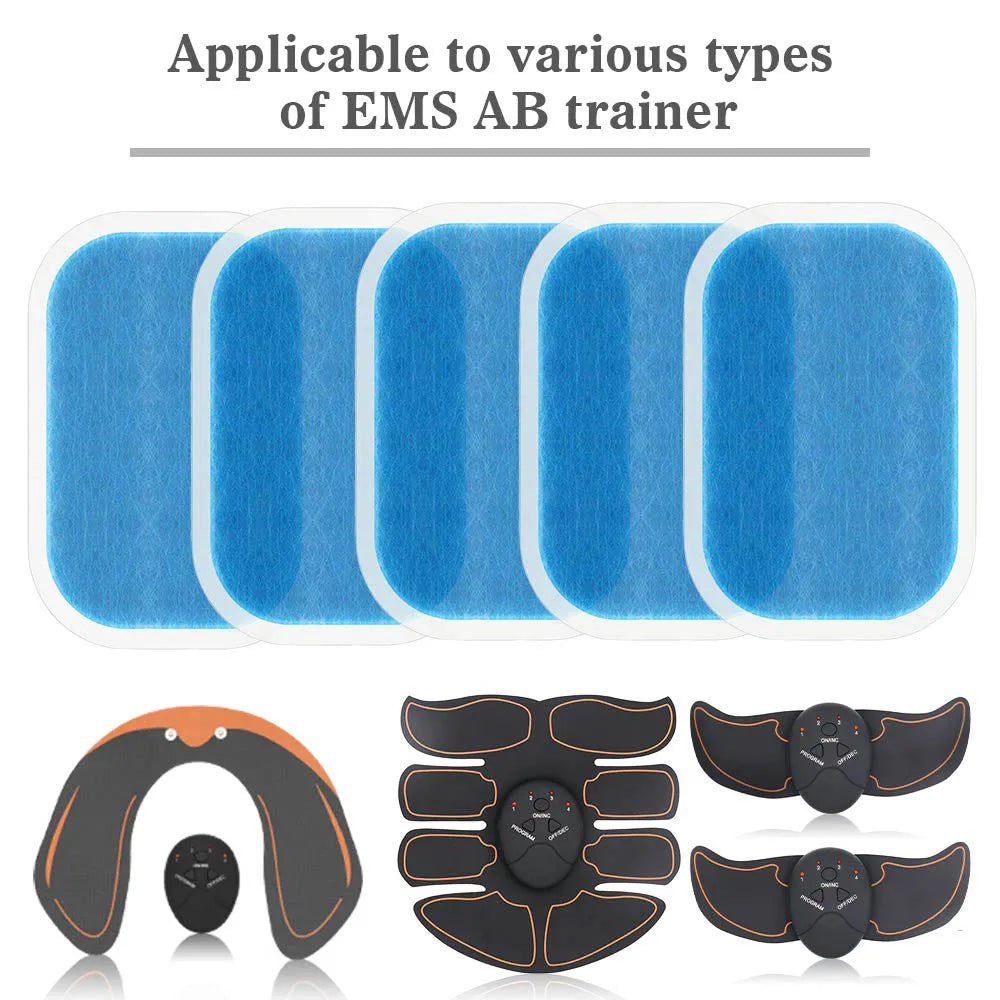 14Pcs Replacement Gel Pads Sheet Abdominal Belt Toning Muscle Toner ABS Stimulator Hydrogel Pads Sticker AB Trainer Accessories Oasis Select