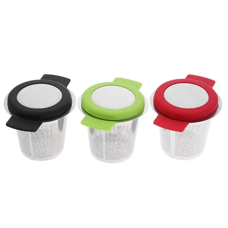 Stainless Steel Tea Infuser Basket Fine Mesh Strainer with Lid Tea Infuser Basket Oasis Select