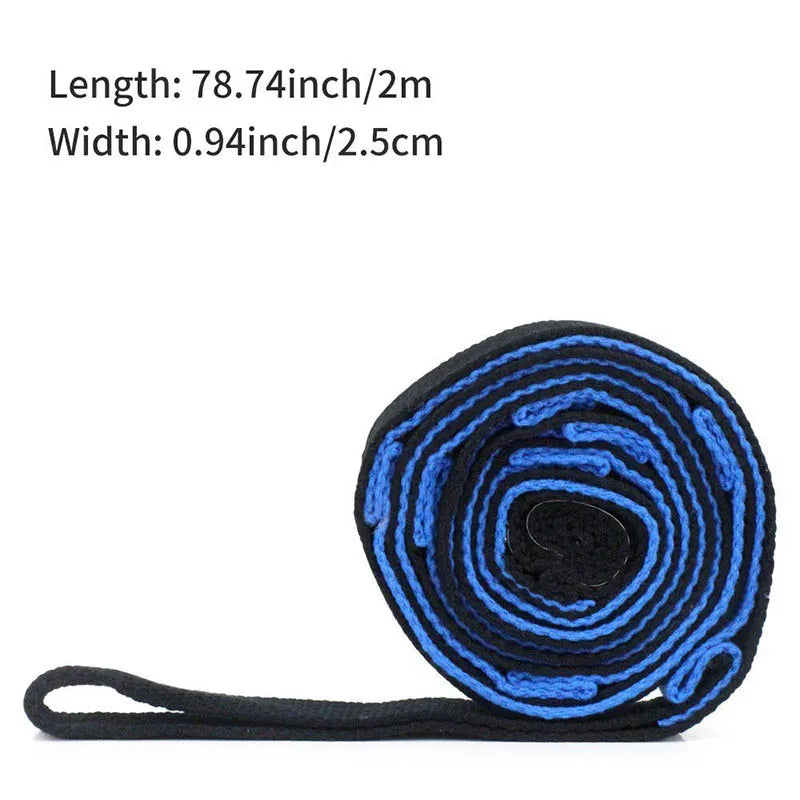 Anti Gravity Yoga Belts Stretch Strap with Loops Pilates Workout Leg Stretching Band Exercise Yoga Rope Air Hammock Accessories Oasis Select