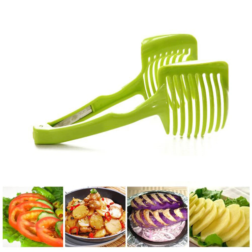 Handheld Tomato Slicer & Vegetable Cutter Kitchen Gadget Vegetable Slicer Tool Oasis Select