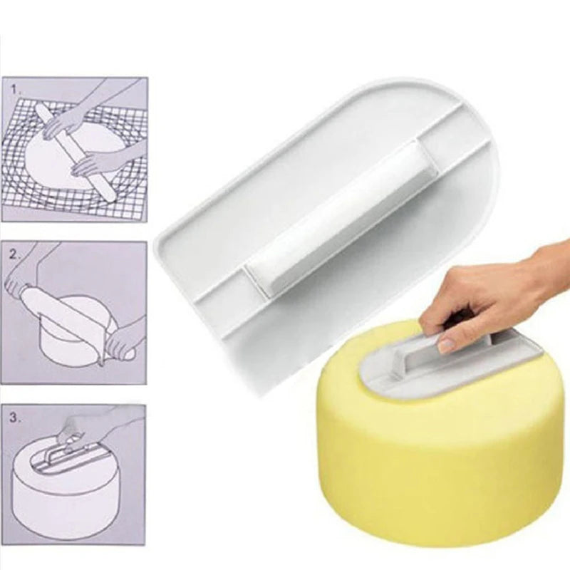 4pc Sugarcraft Transparent Texture Mat Set – Cake Border Molds Cake Decorating Molds Oasis Select