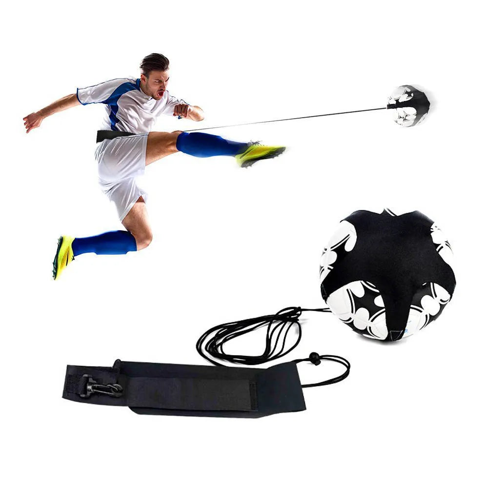Football Kick Trainer Soccer Training Aid Hands Free Solo Practice Equipment With Belt Elastic Rope For Kids Adults Dropshipping Oasis Select Default Title