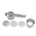 Stainless Steel Potato Ricer & Masher with 3 Discs | CHANSUNRUN Potato Ricer Oasis Select Potato Mashers