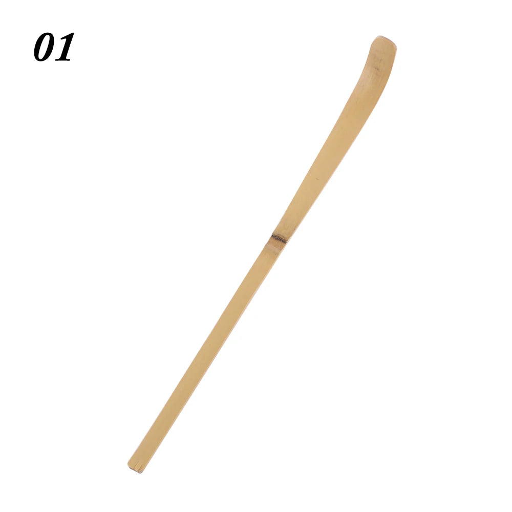 Wood Cooking Utensil Tea Leaf Matcha Sticks Teaware Spice Gadget Spoon Teaware Black Bamboo Kitchen Tool 180*10*10mm Oasis Select 1 China Mainland