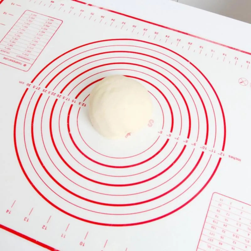 Thicken Paltinum Silicone Mat Knead Flour Pad Slim Non-stick Cooking Baking Mats Oven Cake Placemat 30X40cm Oasis Select