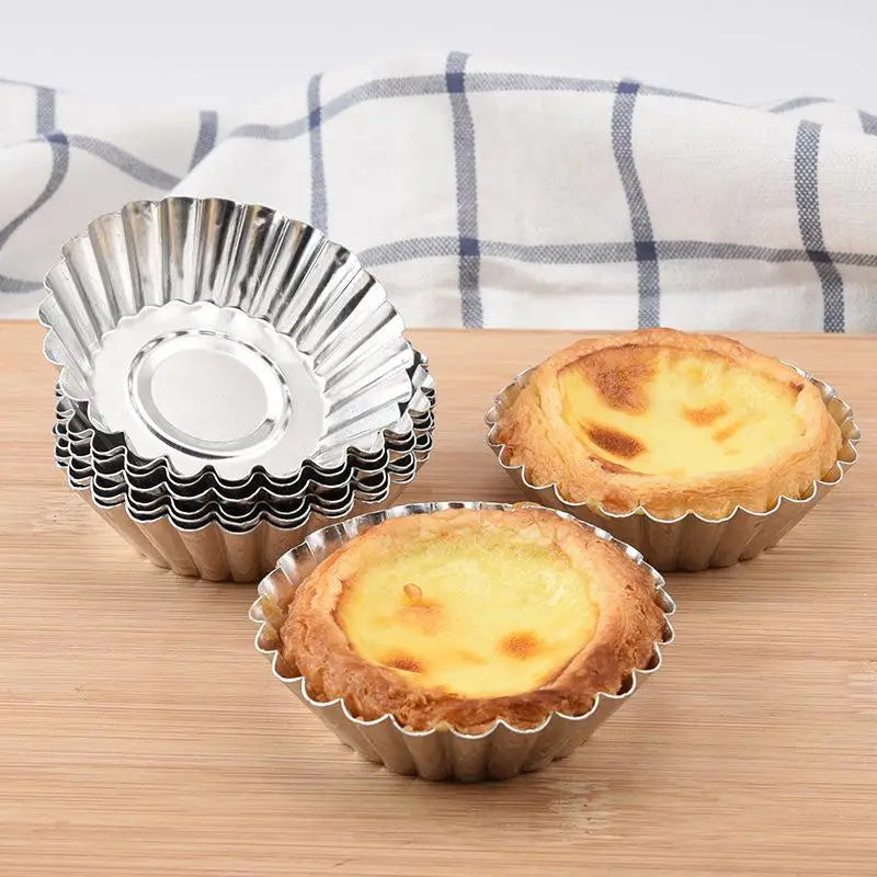 20-Pack Chrysanthemum Aluminium Tart & Cookie Baking Molds Baking Mold Set Oasis Select