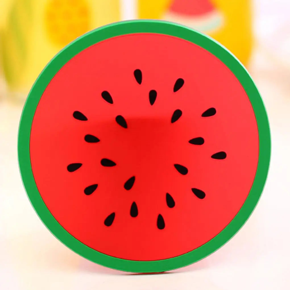 7pc/set Fruit Coaster Silicone Pad Glass Mats for Hot Drink Holder Individul Kitchen Table Mat Tools Placemat Stand Hot Coasters Oasis Select
