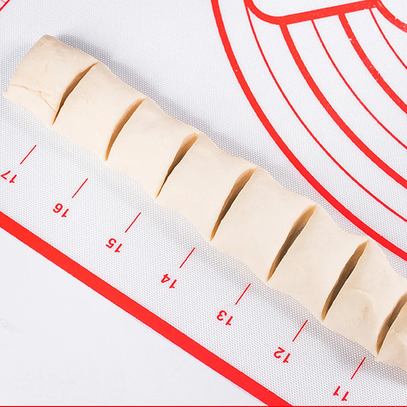 Thicken Paltinum Silicone Mat Knead Flour Pad Slim Non-stick Cooking Baking Mats Oven Cake Placemat 30X40cm Oasis Select