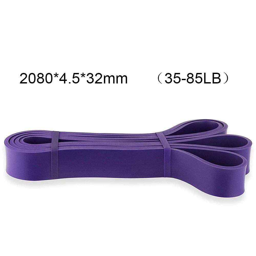 Resistance Bands Gym Home Exercise Elastic Rubber Band for Men Women Yoga Pilates Strength Weight Training Fitness Equipment Oasis Select PURPLE