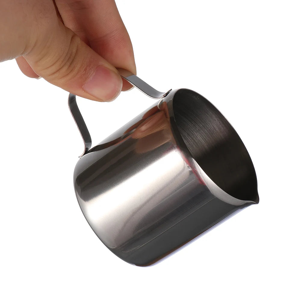 5size Durable Stainless Steel Coffee Cream Pitcher Cup Milk Frothing Jug Latte Art Spout Pitcher Home & Kitchen Tool Oasis Select