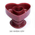 4 Type Plastic Doughnut Cake Maker Mold Home Party Desserts Cutter Fondant Cutting DIY Donut Mould Pastry Dough Process Tools Oasis Select heart