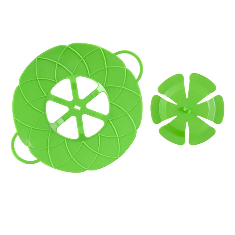 Silicone Lid Spill Stopper Cover for Pot Pan Kitchen Accessories Cooking Tools Flower Cookware Home Kitchen Accessories Gadgets Oasis Select