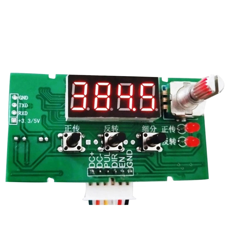 Speed RPM Display Stepper Motor Driver Controller Board Speed Adjustable Reversal Oasis Select