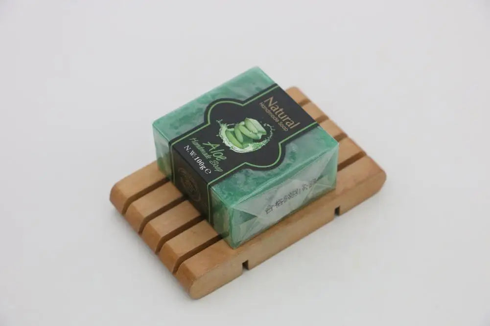Natural Handmade Soap Bamboo Charcoal Oil Control Facial Cleaning Soap Chamomile Volcanic mud Hydrating Exfoliating Bath Soap Oasis Select Aloe China Mainland