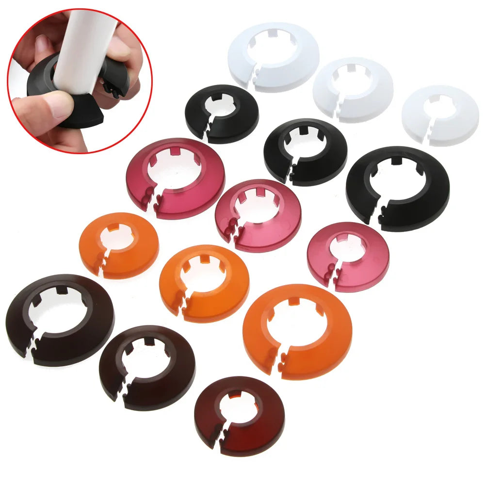 Water Pipe Cover Pipe Collar Decorative Angle Valve Radiator Pipe Covers Pipe For Kitchen Wall Ducts Faucet Accessory Oasis Select