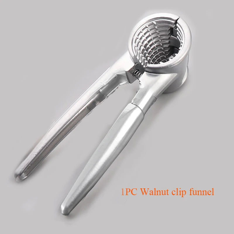Zinc Alloy Nutcracker Sheller Crack Almond Walnut Pecan Hazelnut Filbert Nut Kitchen Nut Sheller Clip Tool Clamp Plier Cracker Oasis Select C