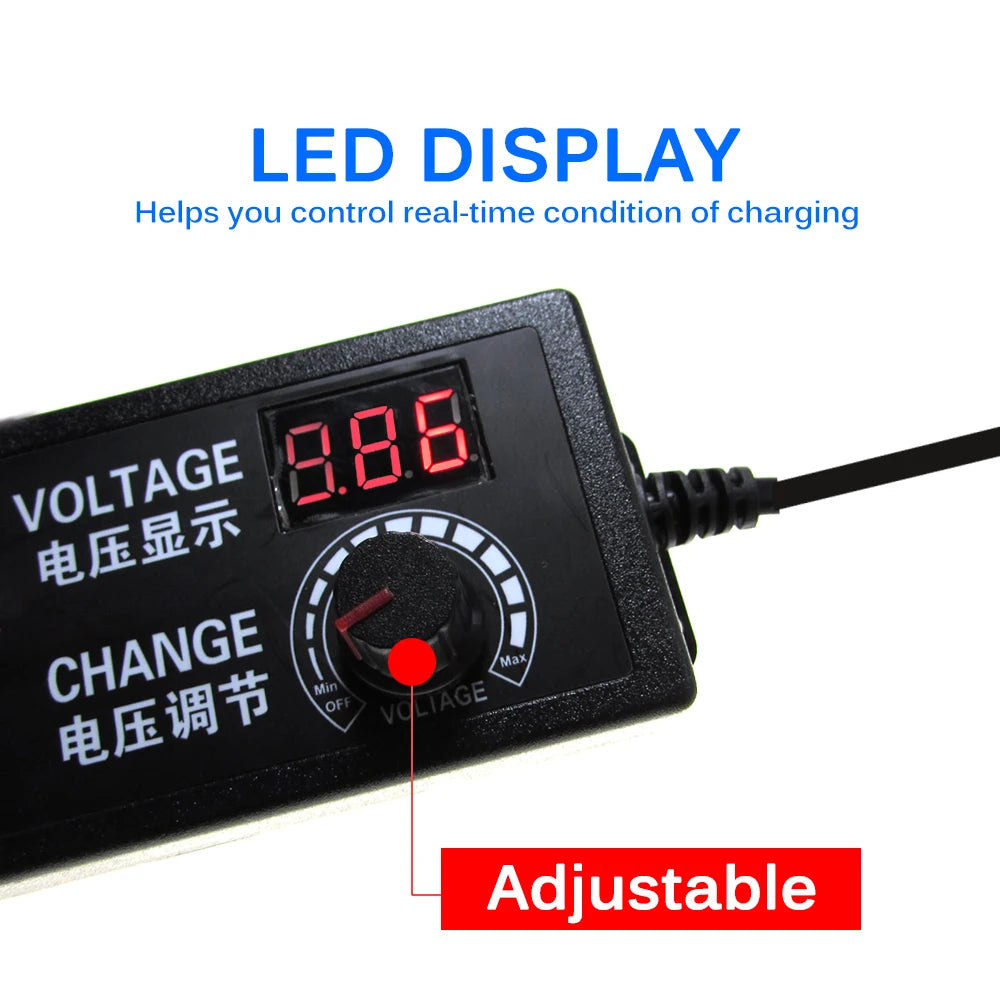Universal Charger Power Adapter Supply 5V 12V 24V AC DC Transformers 220V To 12V 5V 24V Power Supply Adjustable 5 12 24 V Volt Oasis Select