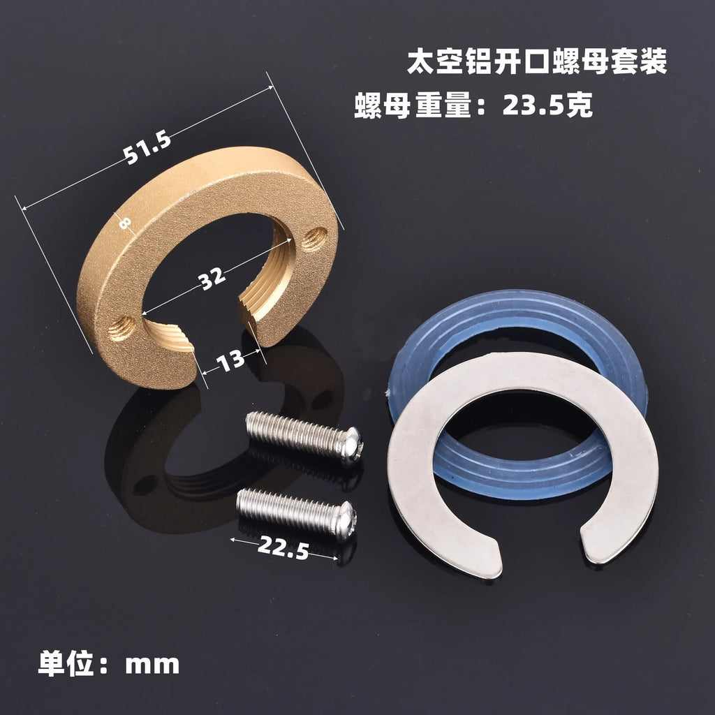 Brass C Type Tap Faucet Anti-loosing Nut Cap Fixing Fitting Kit Wash Basin Tool Fastening Circlip Washer Parts Kitchen Fixture Oasis Select E