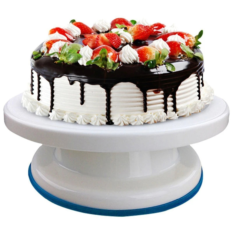 5-Piece Rotating Cake Turntable Set – 27cm Stand & Decorating Kit Cake Decorating Set Oasis Select