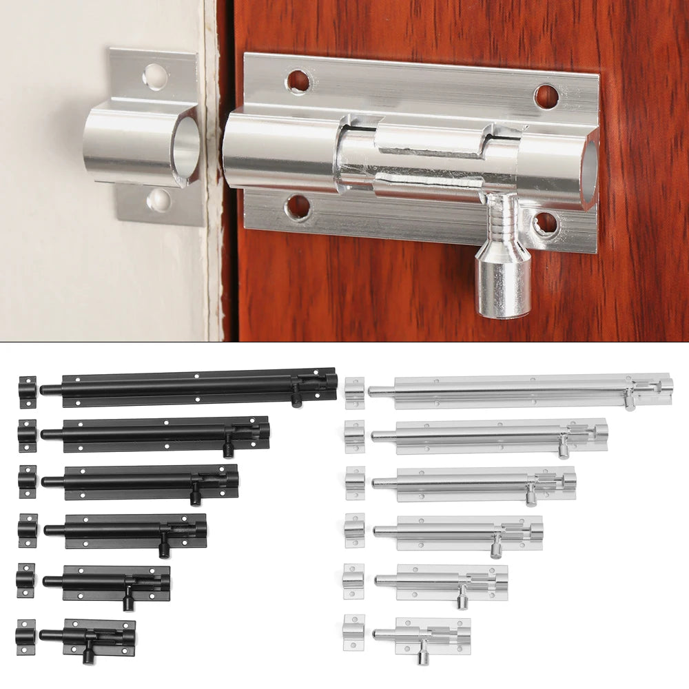 2-8" Window Catch Lock Door Lock Buckle Heavy Duty Large Garden Gate Shed Sliding Door Tower Bolt Latch Catch Home Hardware Oasis Select