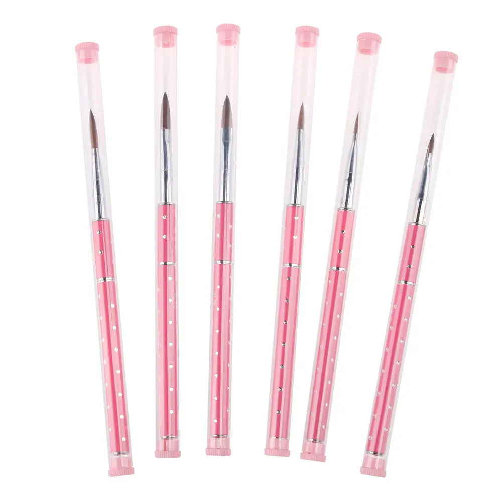 Kolinsky Sable Nail Art Brush – Metal Handle UV Gel & Acrylic