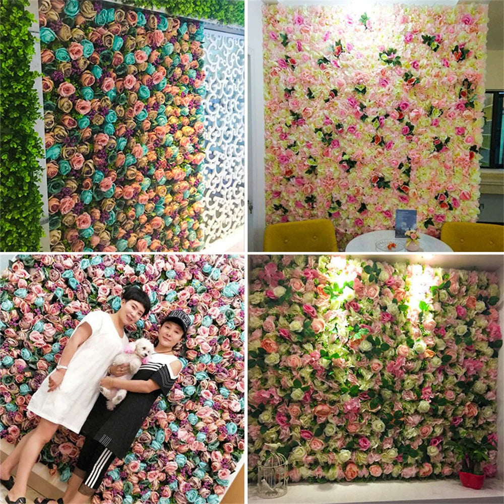 60x40cm Artificial Wall Wedding Oasis Select