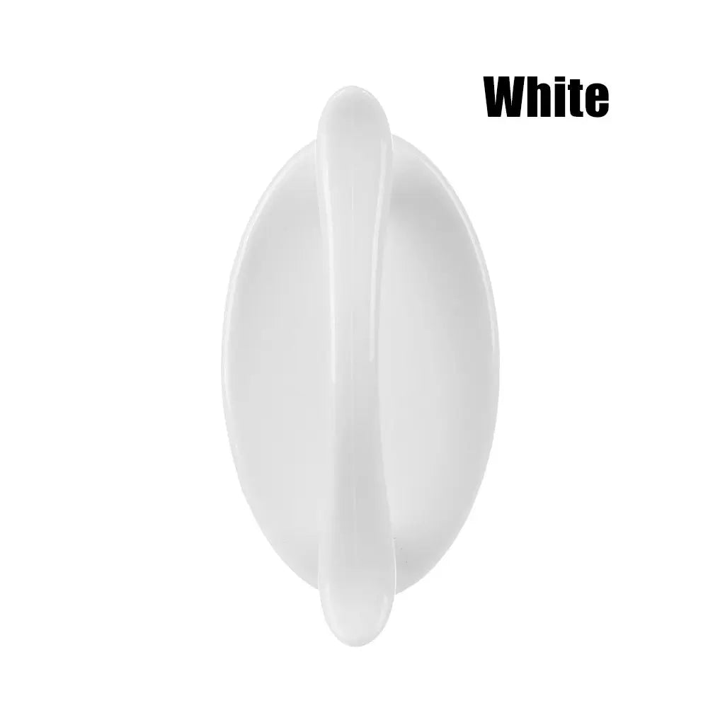 Round Auxiliary Knobs Cabinet Suction Cup Handle Window Sliding Door Self-adhesive Wardrobe Pulls Refrigerator Handle Oasis Select white 1