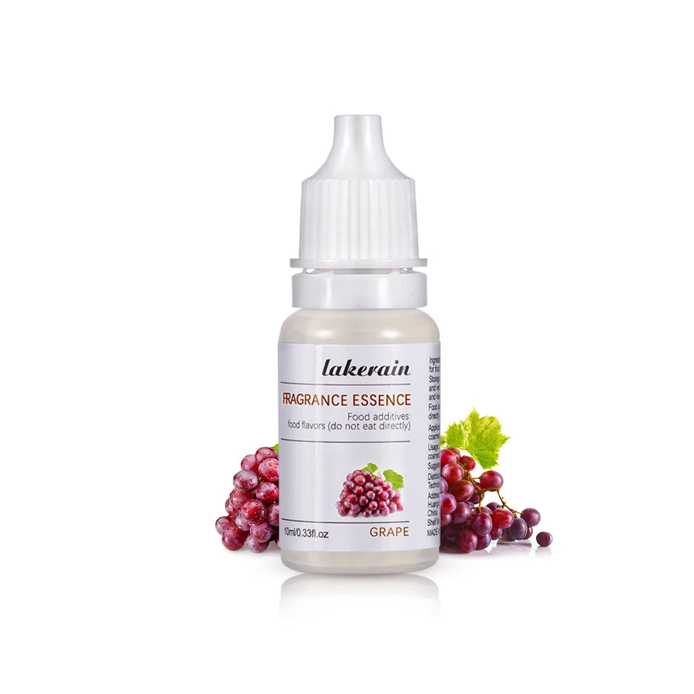 10ml Lip Gloss Liquid Pigment Flavor Essence Oil Drop for Clear Lip Gloss Base Gel Lip Glaze Odorless Moisturizing Lipgloss Base Oasis Select grape essence