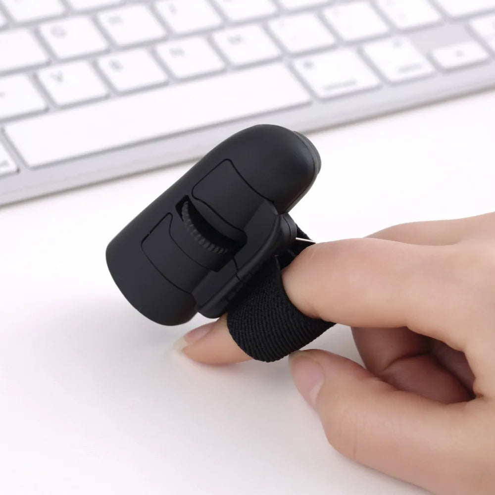 Universal 2.4GHz USB Wireless Finger Rings Optical Mini Mouse 1600Dpi For Notebook Laptop Tablet Desktop PC Mouse Oasis Select