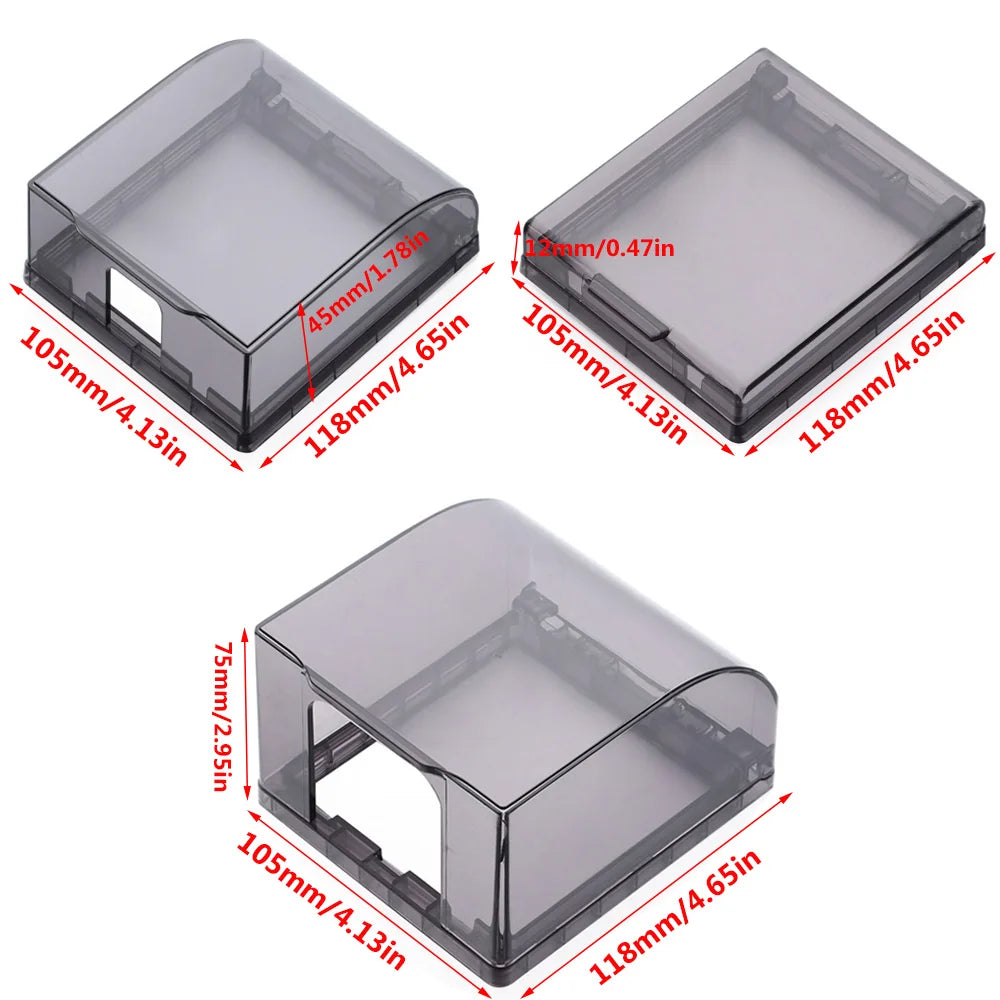 86 Type Waterproof Socket Cover | Self-Adhesive Wall Switch Box