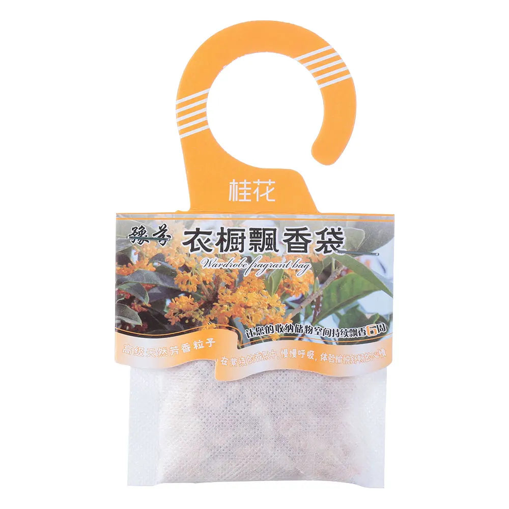 Natural Fragrances Hanging Spices Bag Wardrobe Deodorizing Paper Sachets Aromatherapy Bag Cabinet Air Fresheners Oasis Select osmanthus1