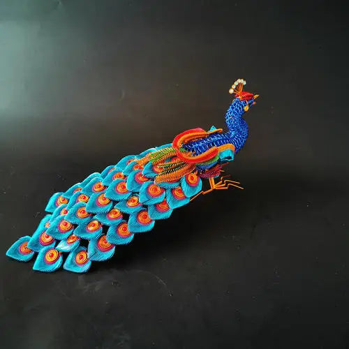 Pure handicraft peacock Phoenix living room decoration wine cabinet decoration home decoration decoration Oasis Select 1