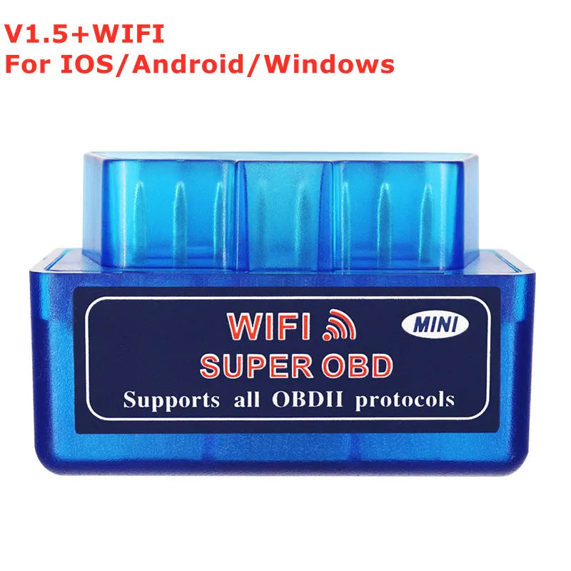 Mini ELM327 OBD2 Scanner Bluetooth WiFi for Android iOS OBD2 Diagnostic Scanner Oasis Select WIFI ELM327 V1.5 2