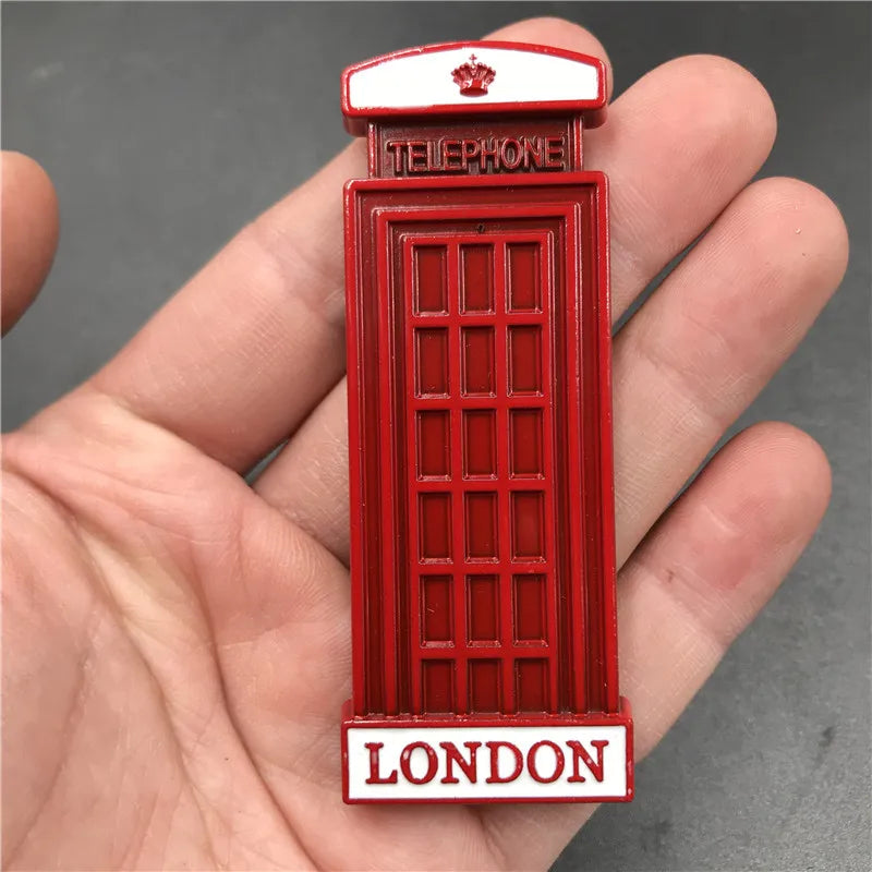 Metal National Fridge Magnet Tourism Souvenirs Paris London Brazil Berlin Bottle Opener High-end Refrigerator Sticker Home Decor Oasis Select London1