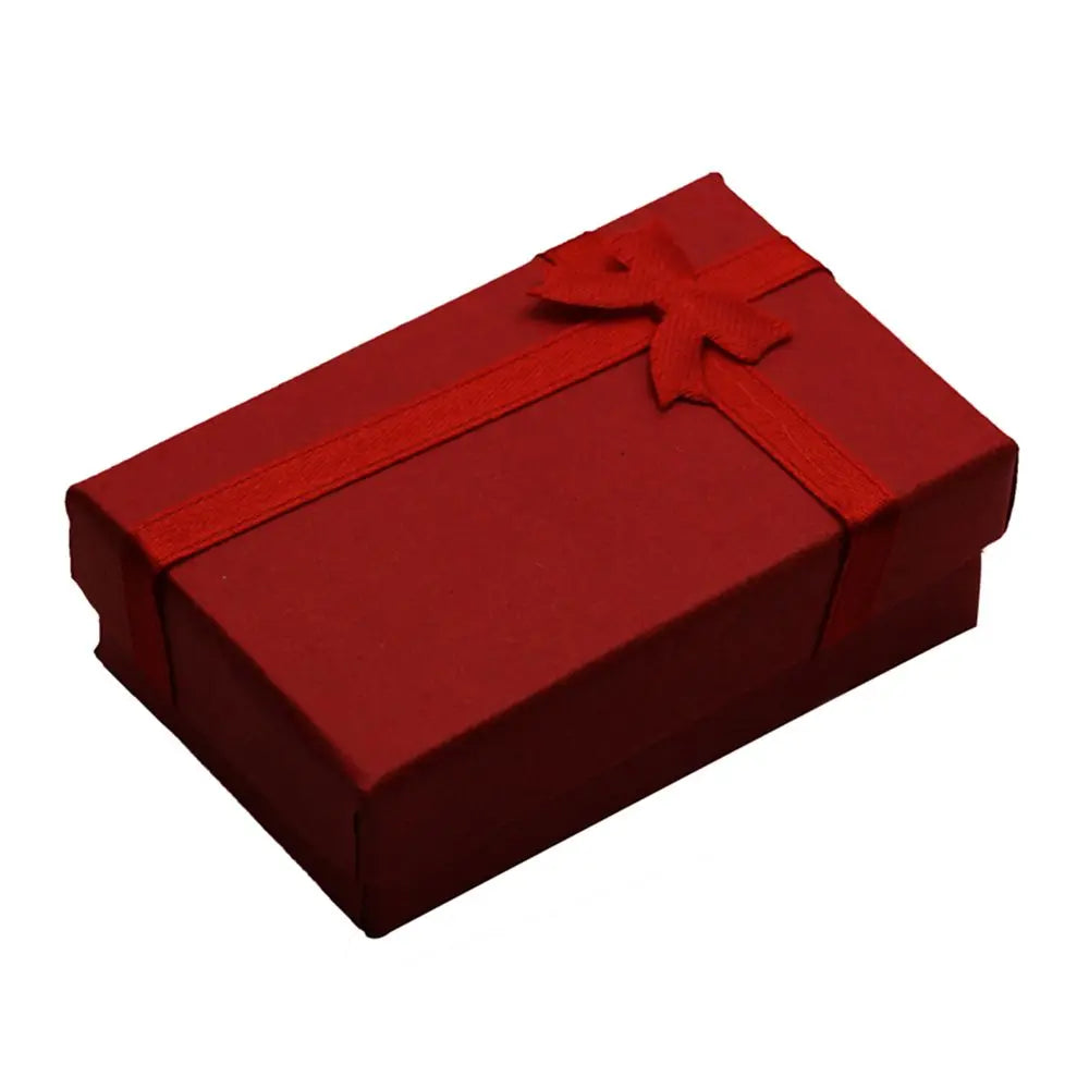 Beauty Jewellery Gift Box Pendant Case Diaplay For Ring Earring Necklace Watch Jewelry Display Valentine's Day Gift Oasis Select Red Other