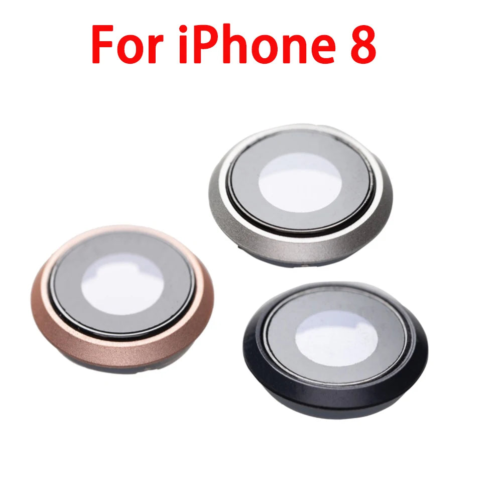 iPhone 6/6s/7/8 Series Rear Camera Lens Glass Cover with Frame