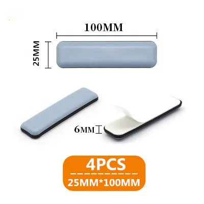 4PCS Floor Rubber Protector Pads Self-Adhesive Anticollision Round Mat Chair Table Glides Furnitures Legs Slider Home Supplies Oasis Select 24x100mm 4pcs
