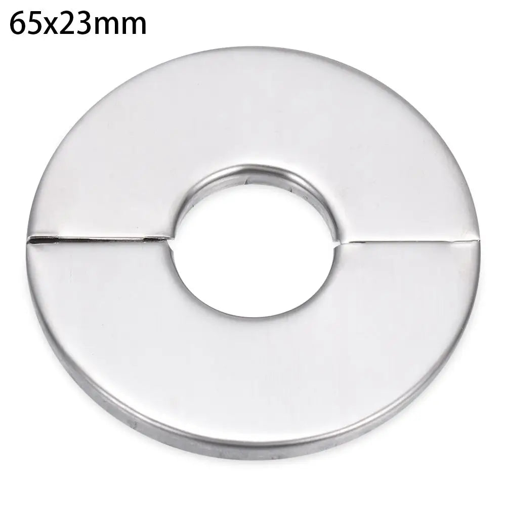 Stainless Steel Water Pipe Wall Covers Self-adhesive Shower Faucet
