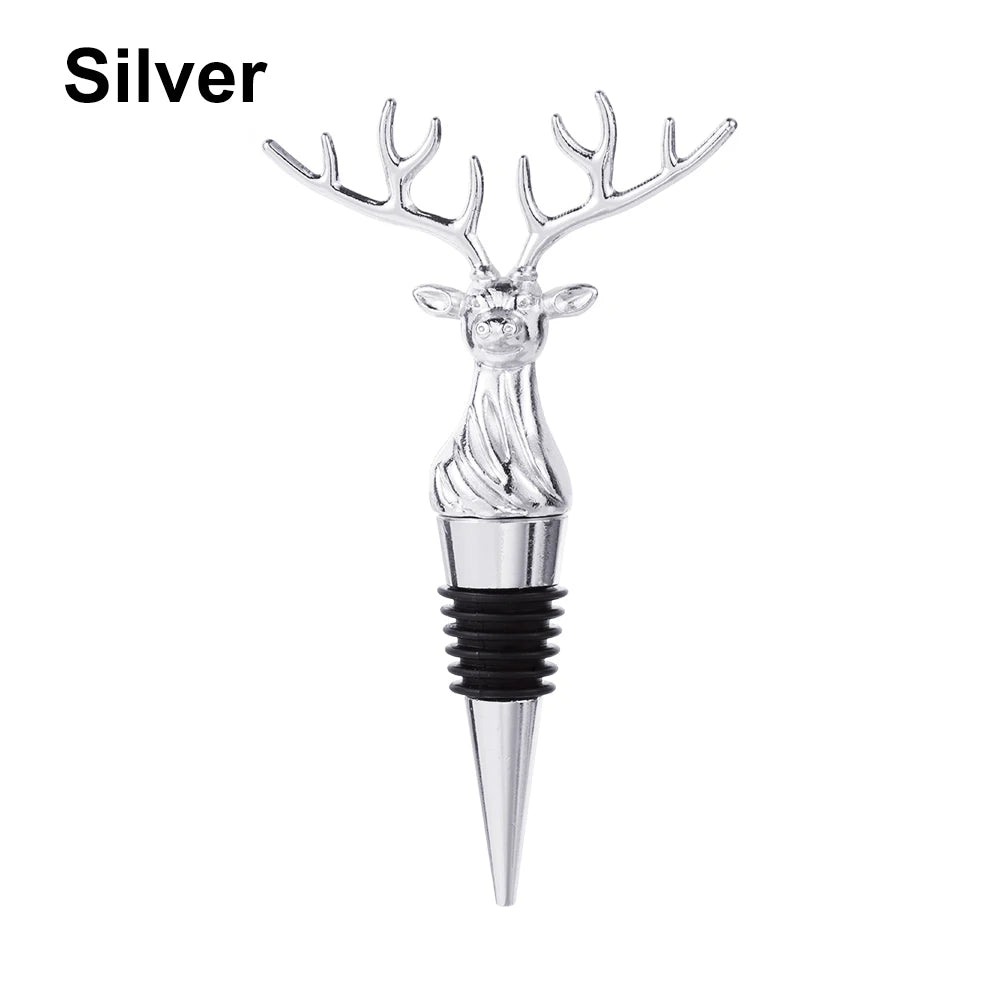Deer Elk Lion Bull Head Wine Pourer Bottle Stoppers Bar Tools Wedding