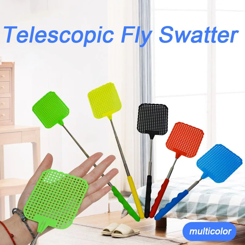 Extendable Fly Swatter Prevent Pest Mosquito Tools Flies Trap Retractable Fly Swatters Garden Supplies Telescopic Flies Swatter Oasis Select